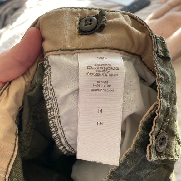 Youth Male Shorts Green Camouflage LEVIS - Picture 4 of 4